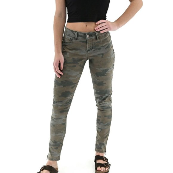 Kelly Renee Pants - KELLY RENEE Camouflage Stretch Skinny Pants #BP6